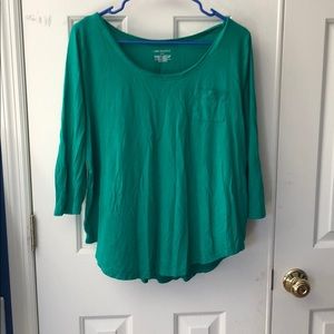 3/4 sleeve tee shirt